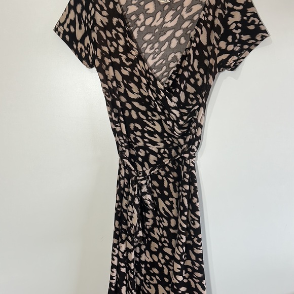 URBAN BEHAVIOUR PIECE &LOVE ANIMAL PRINT DOUBLE BREAST BELTED S/S MINI SIZE S - Picture 9 of 10